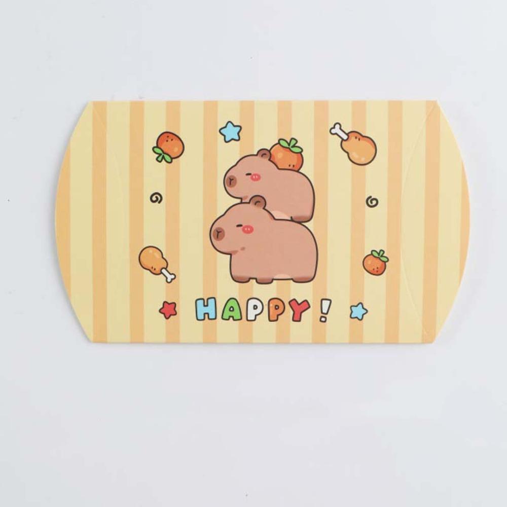 10PCS Paper Gift Folding Paper Box Cartoon Animal Wedding Favor Box  Wedding Birthday Party Supplies