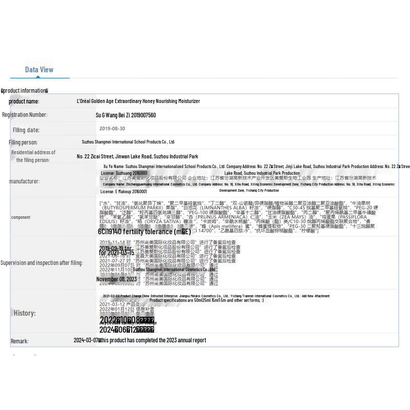 L'Oreal Golden Age Honey Collagen Face & Body Cream Set