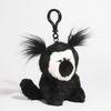 White-Faced Monkey Plush Keychain Soft Skin-Friendly Backpack Charm Unique Funny Ugly Doll Ornament Quirky Monkey Desk Decor