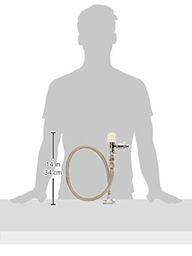 SANEI Dishwasher Branch Stop Valve Set, One-Touch Hose Connection, Automatic Water Shut-Off Function, 80cm Flexible, Y5050TVA-1S-13