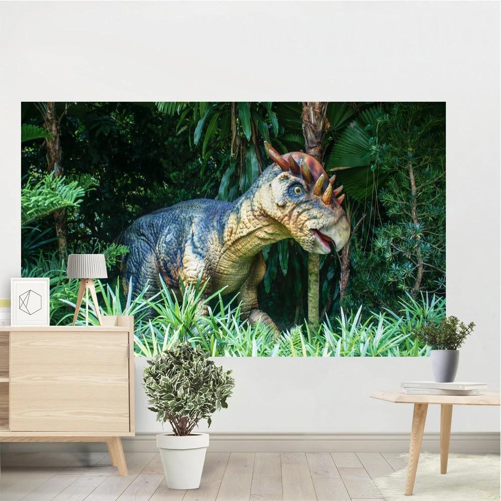 Парк динозавров Динозавр Гобелен Спальня Гостиная Гобелен Домашнее украшение стены — фото 3