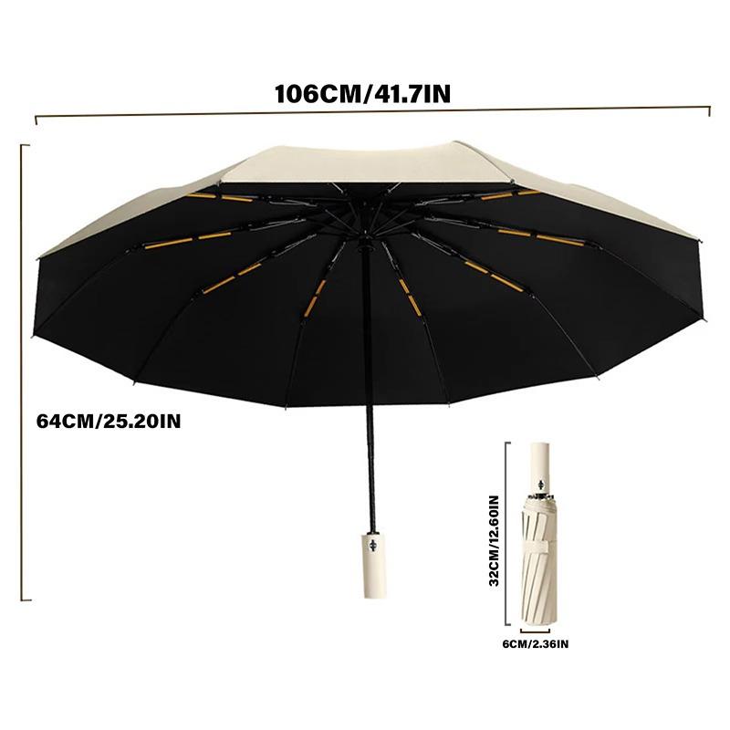 24 Bone Automatic Folding Umbrella Windproof Sunshade Umbrella Men's and Women's Luxury Business Umbrella Sunshade