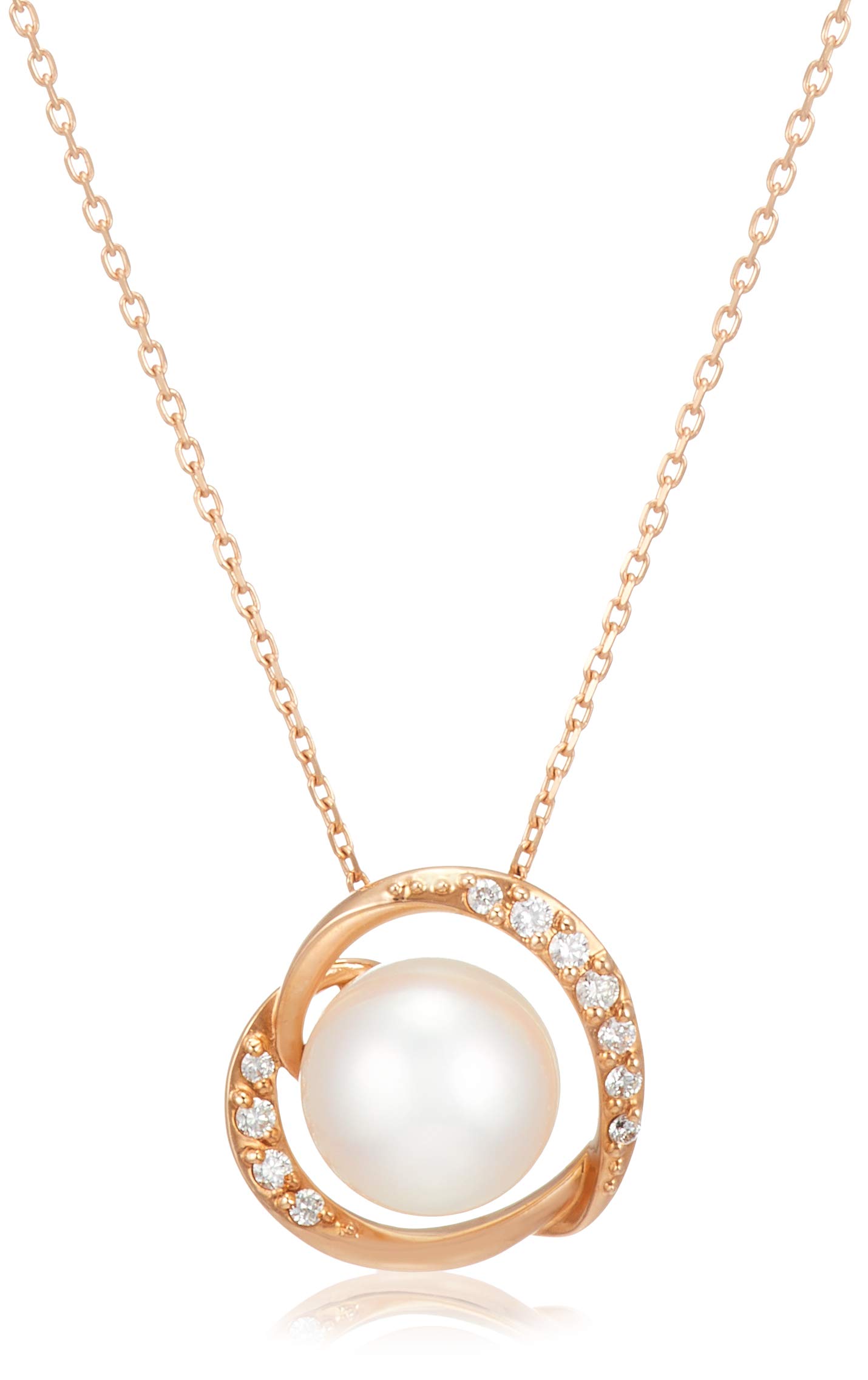

K18 Pink Gold Necklace [Yondo Sea] 4℃ 11183-112-3101-00-00 Women s