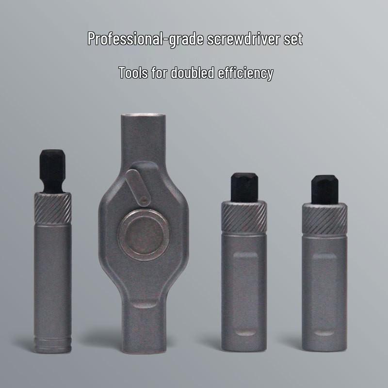 24-in-1 Multifunctional Ratchet Screwdriver Set with S2 Bits for Household Use