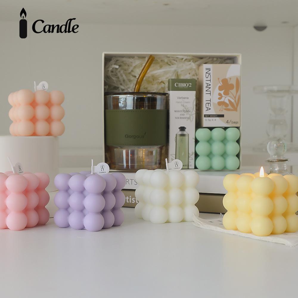Rubik's Cube Scented Candle Premium Sense Souvenir Gift Handmade Creative Props Ornament Internet celebrity geometric modeling wax