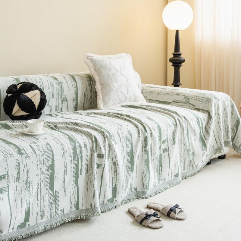 Sofa Cover Cloth, Light Luxury and High-end, Universal for All Seasons, Full Cover Sofa Cover, Nordic Ins Style Sofa Blanket, Sofa Towel