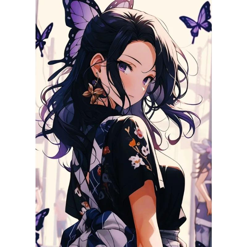 Demon Japanese Popular Classics Anime Character Posters Canvas Printing Wall Art Picture for Living Room Home Decor Gifts