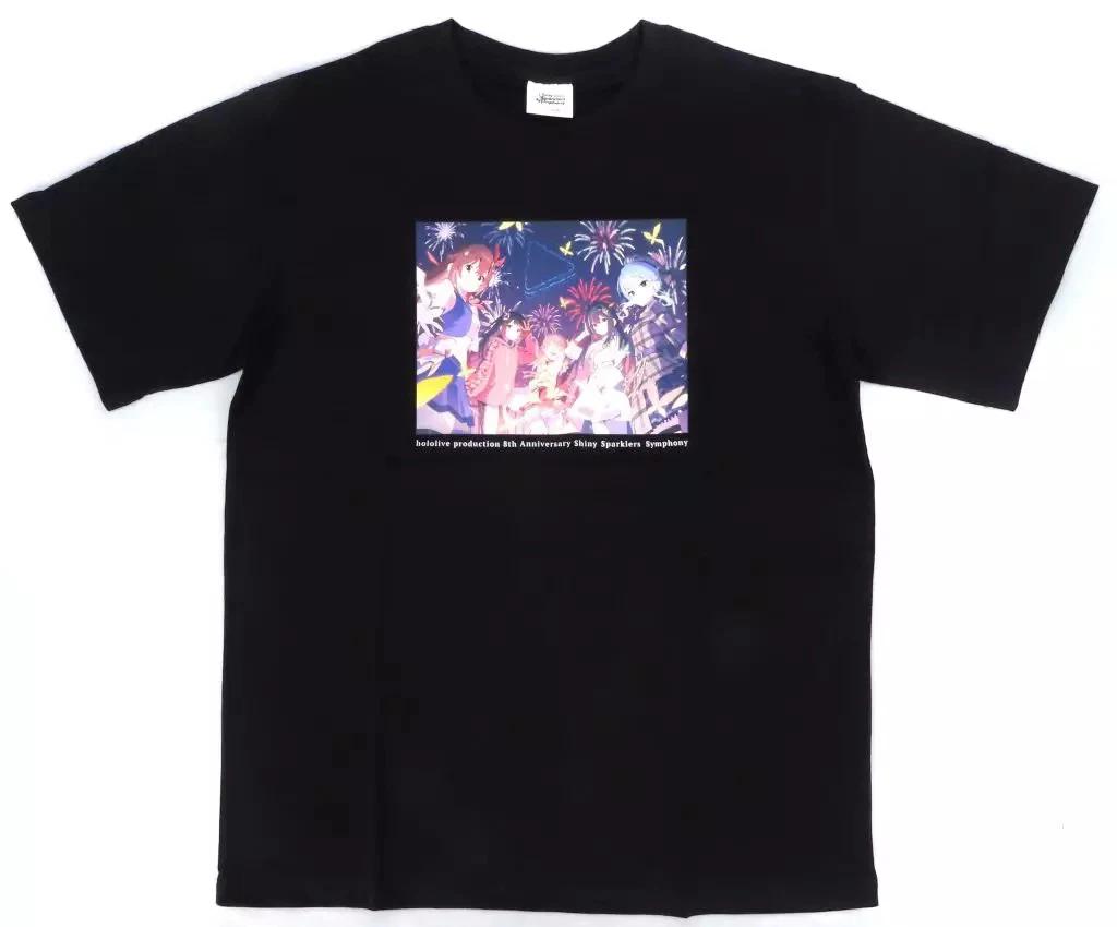 T-shirt Black XL Virtual YouTuber hololive hololive fireworks 77cm (2025) 4XL