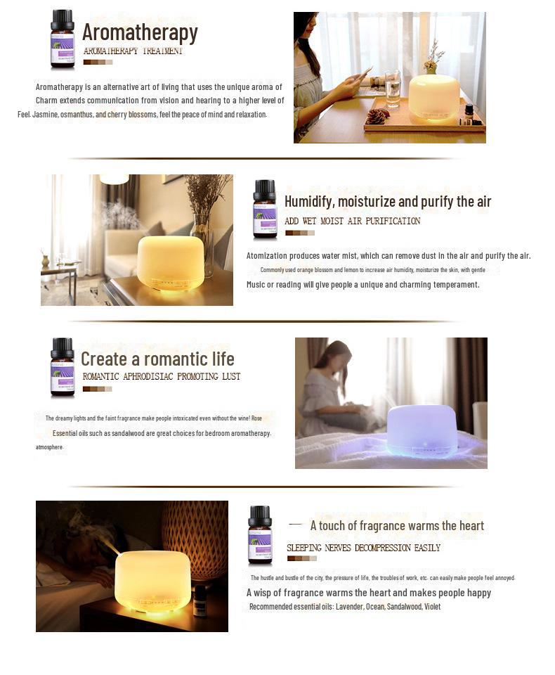 500ml MUJI Ultrasonic Aromatherapy Humidifier & Quiet Air Purifier