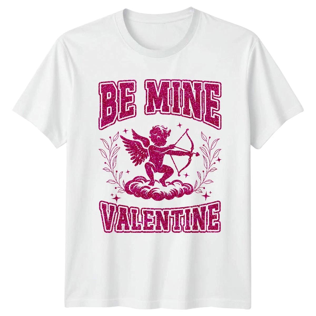 Be Mine Valentine Valentines Day Holidays Cupid Graphic Men Women Unisex Tee XS