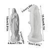 3D Virgin Mary Figurine Silicone Candle Molds for Epoxy Resin Candle Soap Making Home Decoration Temperature Resistant