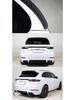 Carbon Fiber Rear Diffuser & Roof Spoiler for Porsche Cayenne (2018-2025) - Techart Style