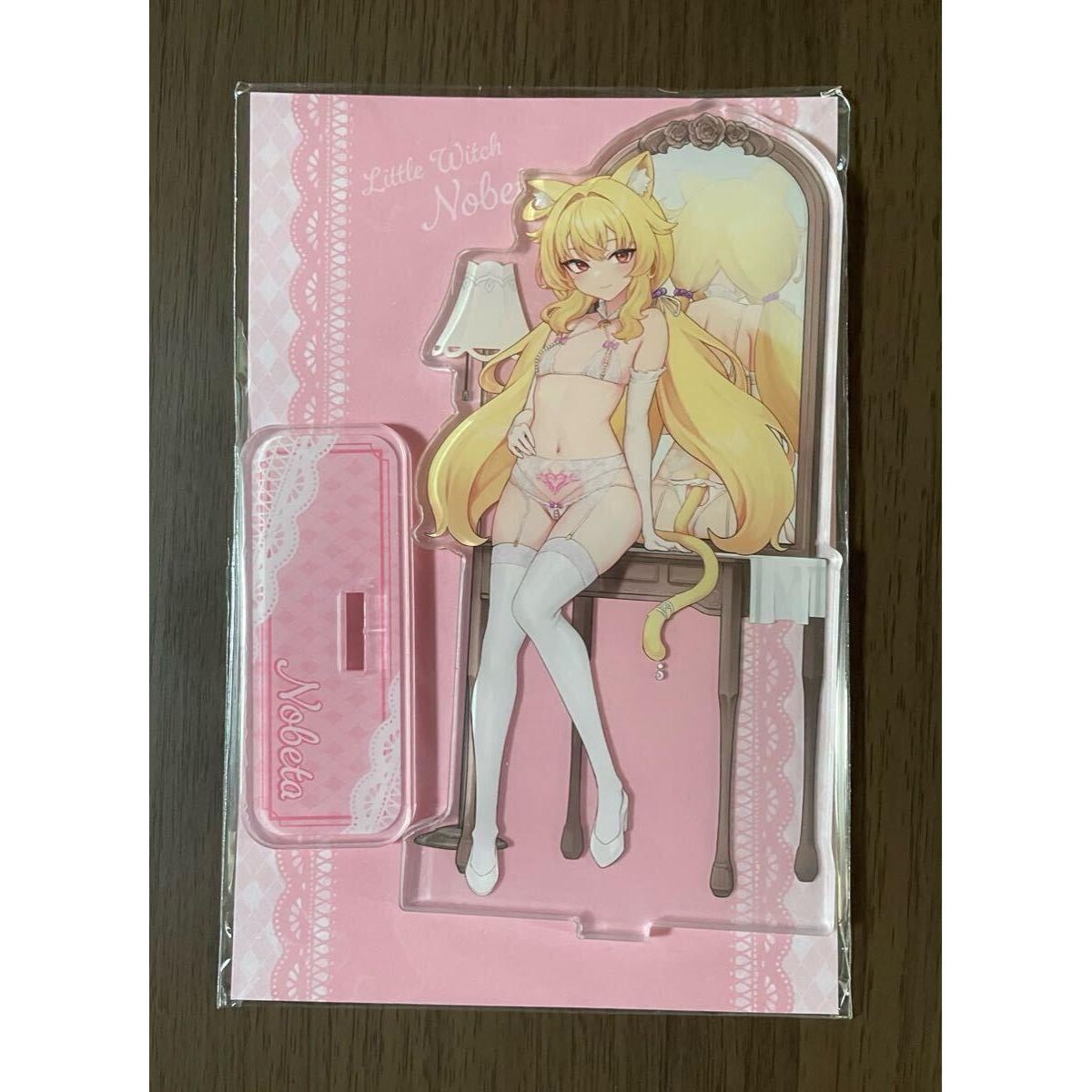 Used Little Witch Nobeta Acrylic Stand Kitten Nobeta Nozomi Original Manufacturer Genuine Product LittleWitchNobeta Acrylic Figure