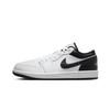 Jordan Air Jordan 1 Cushioning Low top Vintage Basketball Shoes Men's Black 553558-132(Team330-)