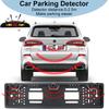 Parking Sensor European License Plate Holder Reversing Radar with 3 Sensors EU License Plate Holder Buzzer 12v