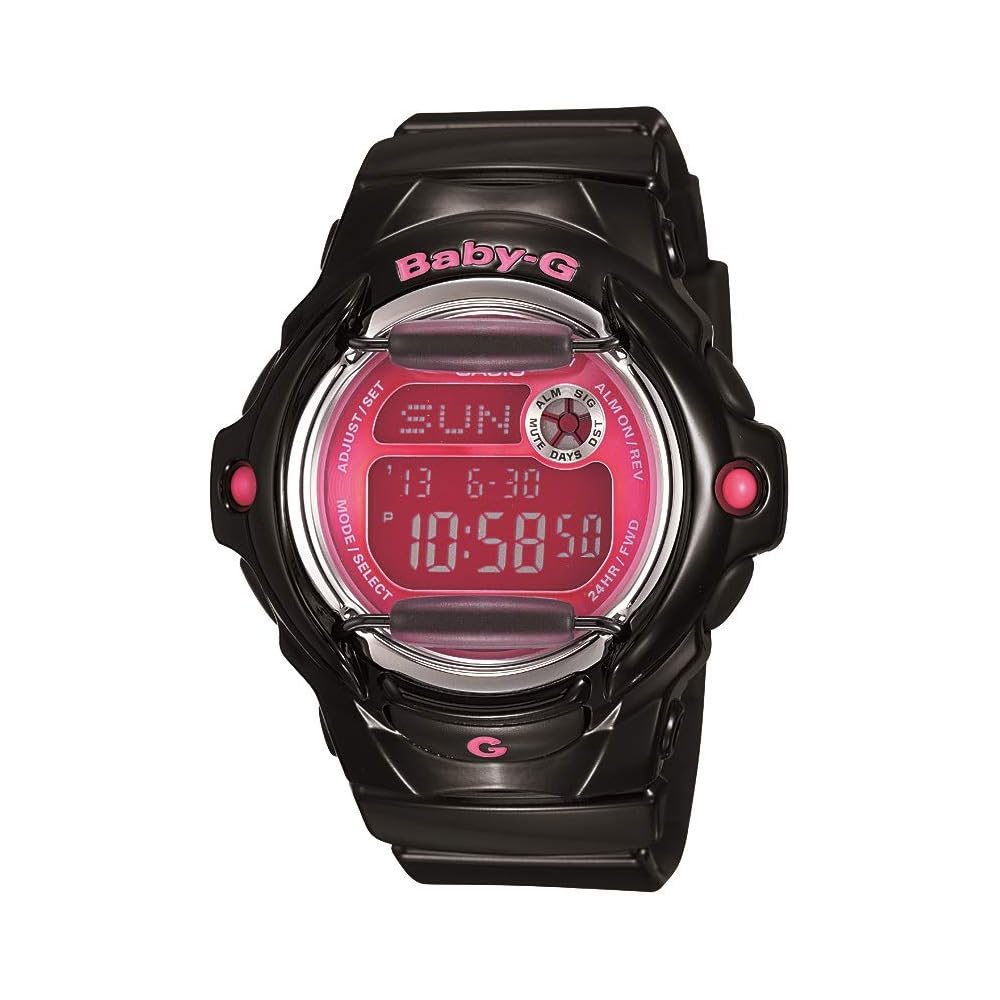 Casio Baby-G Reef BG-169R-1B Water Resistant Watch Black Resin Strap