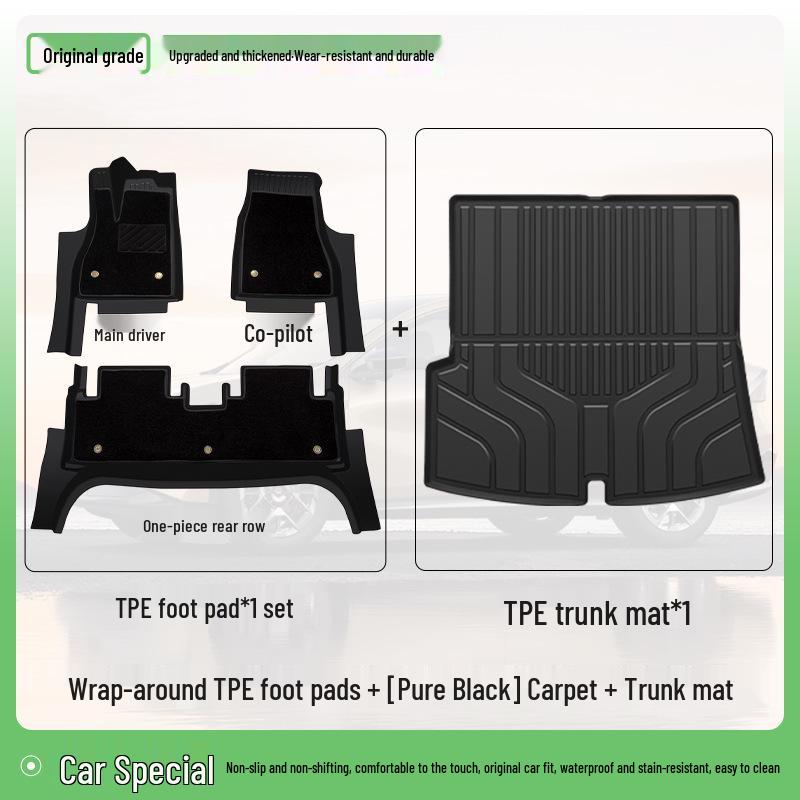 Custom TPE Floor Mats for 2026 Geely Galaxy E5 - Full Coverage and Original Fit Accessories