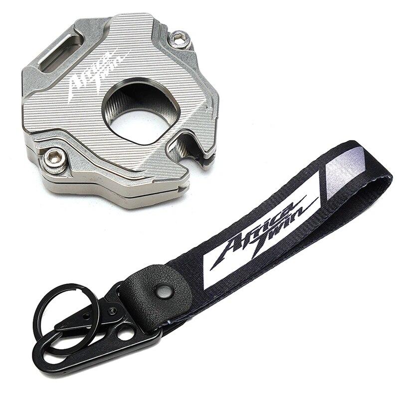 For HONDA  Twin CRF1100/L CRF 1000/L XRV 750 All Year 2022 New Motorcycle Key Cover Case Shell Embroidery Badge Keyring