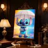 Pearl Painting Stitch Rainbow Umbrella Cuteness In The Rain 5D Exquisite Landscape Sparkling Craft Home Wall Decoration DIY Handmade Gift