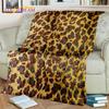 3D Wild Sexy Leopard Stripe Print Blanket,Soft Throw Blanket for Home Bedroom Bed Sofa Picnic Travel Office Cover Blanket Kids