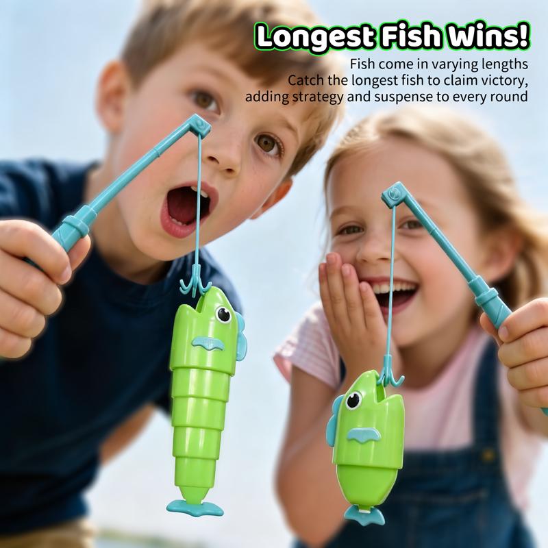 Telescoping Fish Catch Game Fishing Game Toy for Two Players Battle  Fun Family Entertainment Competitive Interactive Games Toy