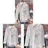 Modern Chinese Style Embroidered Long Sleeve Shirt With Polo Collar For Office Wear