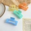 Women Hair Clip Acrylic Colorful Simple Hair Grasping Clip Hair Ornaments