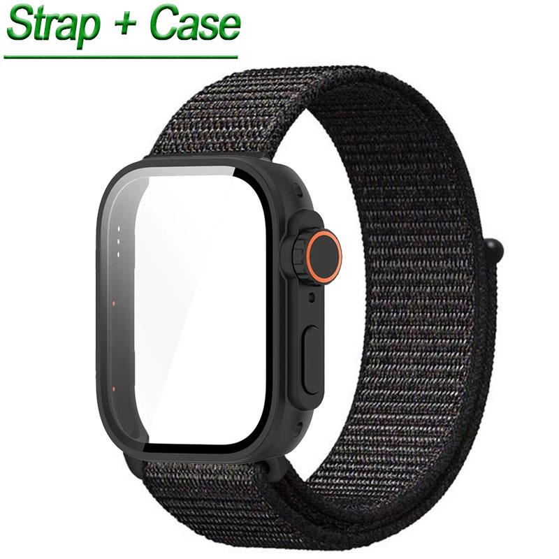 

Нейлоновая петля + стеклянный чехол для Huawei Watch Fit 3, спортивный браслет с ремешком для Huawei Fit 3, смена на Ultra2 1, 49 мм, защитный чехол для экрана