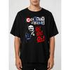 European Sizes Men's Cockney Rejects Funny Graphic Logo T-Shirt - Black Streetwear Casual Tee, Soft Breathable Fabric, Comfortable Casualwear