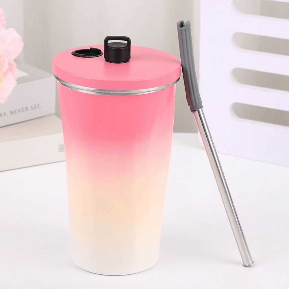 600ML Stainless Steel Thermal Mug Vacuum Insulated Insulated Water Bottle  Drinking Utensils