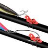 10Pcs Fishings Rod Hook Secure Keeper Baits Holder with 3 Different Rubber Hoop