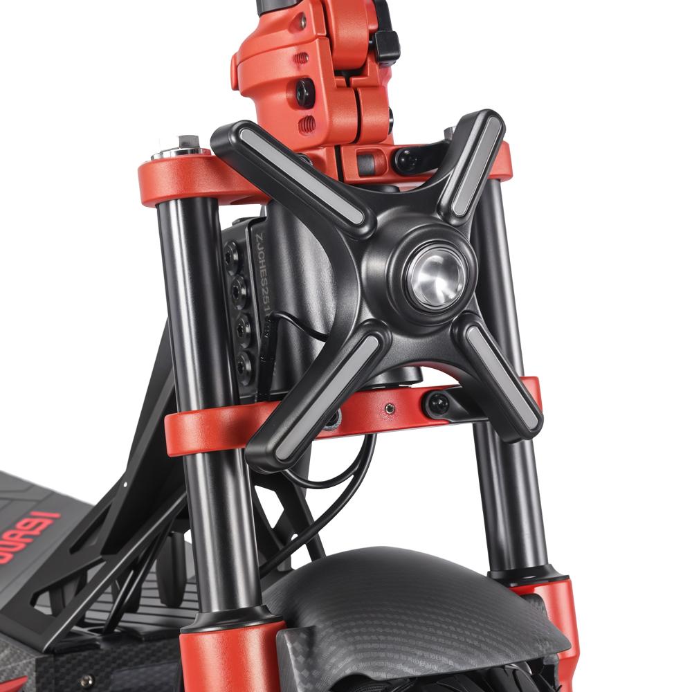TWOFISH V4Max Offroad Elektro-Scooter 55 km/h Höchstgeschwindigkeit 75KM Maximale Reichweite 800W Motor 52V23AH Batterie 11 Zoll Reifen E-Scooter