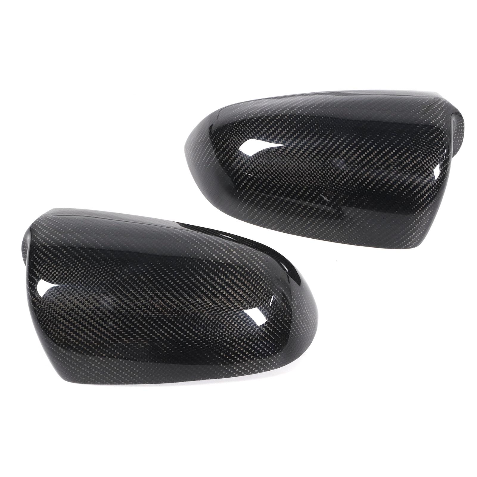 

Carbon Fiber Wing Mirror Cover Decorative Sticker Trim Fit for A3 A4 B7 2004‑2008