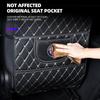 Car Anti-kick Mat Car Seats Anti Kick Pad Mat For Alfa Romeo Citroen LEXUS Dacia Tesla Cadillac Land Rover Toyota Hyundai