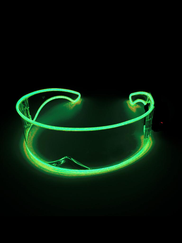 Coole Technologie leuchtende Brille LED Disco Tanzen leuchtend KTV Bar elektrische Silbe Atmosphäre Requisiten ohne Batterien.