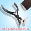 Professional Tape In Hair Extensions Plier Stainless Steel Extensions Tape Sealing Pliers Styling Tool Deck Shape Black