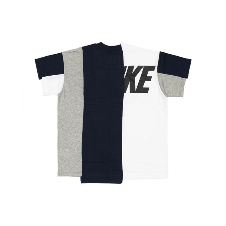 Nike X T-shirt Hybride Sacai Or Canyon/Obsidienne Femme Hauts Gris CD6311-711