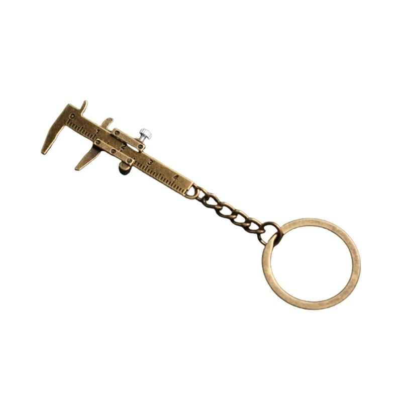 Portable 50mm Small Vernier Caliper Keychain Tool for Measurements In Jewelry Making and Engineering