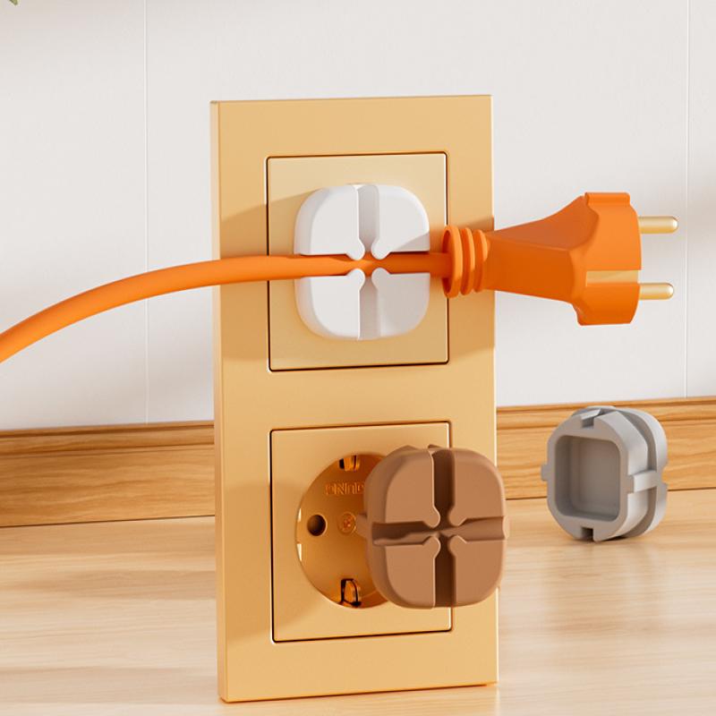 Protecție de Siguranță Electrică pentru Bebeluș Copil din Silicon, Protecție Anti Șoc Electric, Protecție pentru Prize, Standard European