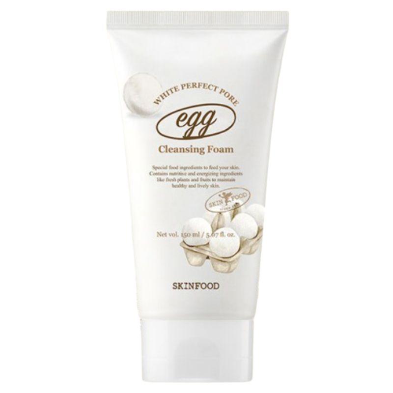 SKINFOOD Egg White Perfect Pore Cleansing Foam Deep Pore Cleanser 150ml × 3pcs