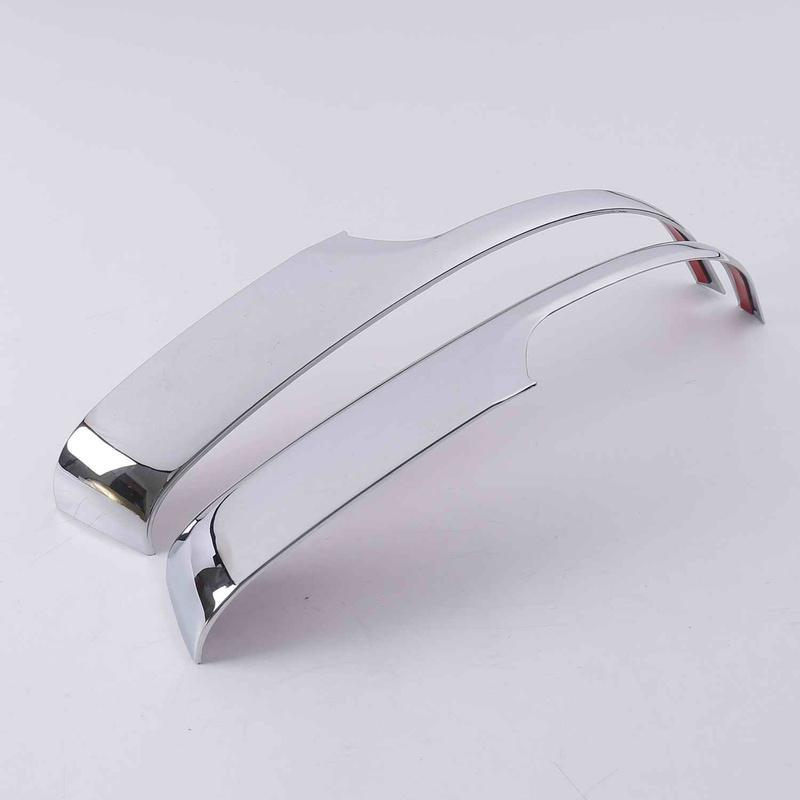 For Toyota Land Cruiser Prado FJ150 2010-2016 2017 2018   ABS Chrome Rearview Mirror Strip Trim Sticker Car Accessories