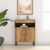 VidaXL Buffet with 2 Doors 60x33x75 Cm Solid Mango Wood 352916