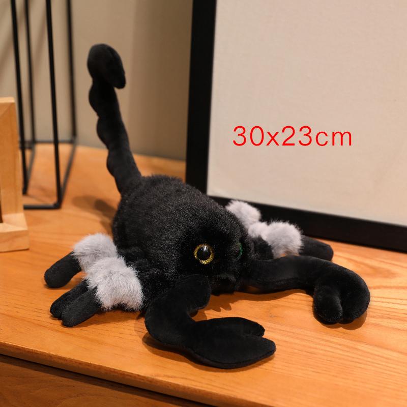 18-30cm Gesimuleerde Schorpioen Mier Spin Pluche Speelgoed Schattige Insect Pluchepop Tas Sleutelhanger Hanger Speelgoed Creatief Cadeau