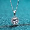 0.5-5ct D Color Moissanite Woman Pendant Sier Necklace For Women Chains Party Bridal Fine Jewelry 925sterling Silver Necklace