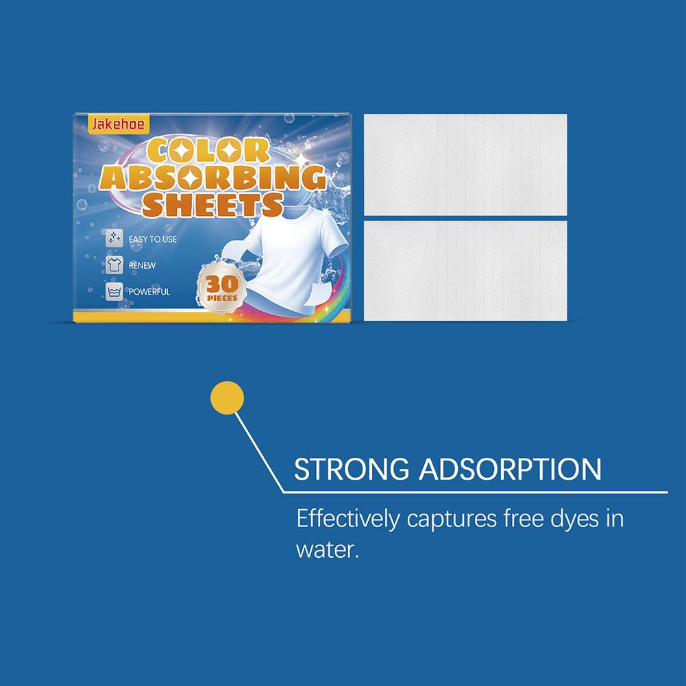 Color Absorbing Laundry Sheets Allow Mixed-Washes Prevent Color Runs For Effortless Laundry Day