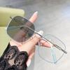 Photochromic Myopia Glasses Women Men Large Frame Eyewear Optical Lenses for Women EyeGlasses 0 To -4.0 Anti Blue Light Gafas