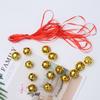 21Pcs Christmas Bell Set Five-Point Star Jingle Bells Handmade Shiny Small Bells for Wreath Tree DIY Craft Hanging Ornaments