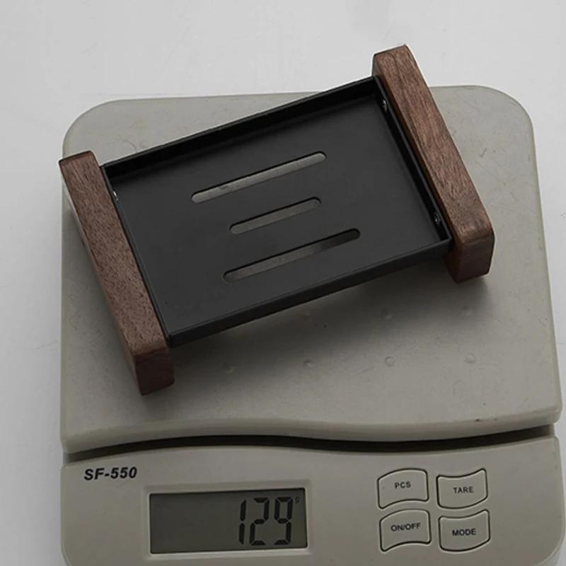 Natural Soap Dishes TrayHolder  Soap Rack Plate Box Container Portable Black/White Bathroom Soap Dish Soap Place Cute Soap Dish
