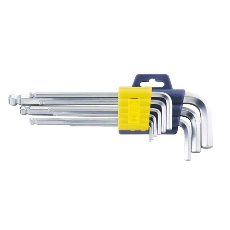 Great Wall Precision 9-Piece Long Arm Ball End Hex Key Set