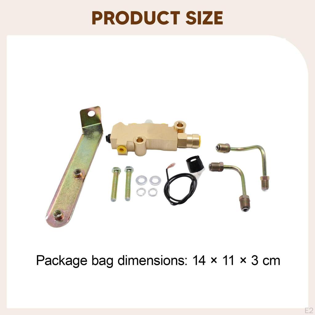 Pv2 Brake Proportioning Valve Kit Mount Bracket Connector Easy to Install Accessories